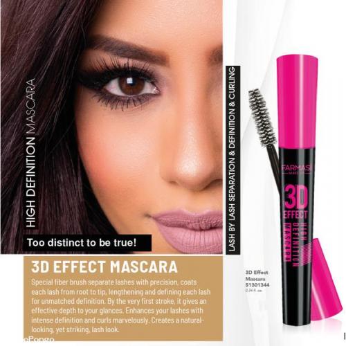 Farmasi 3D Effect High Definition Mascara 10ml./0.33 fl.oz.