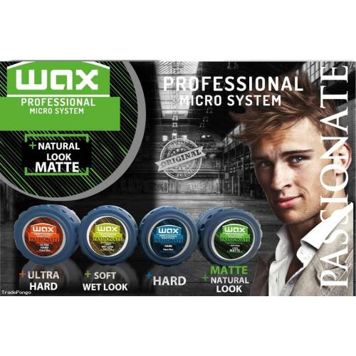 PASSIONATE MATTE WAX PROFESSIONAL MACADAMIA OIL HAIR WAX