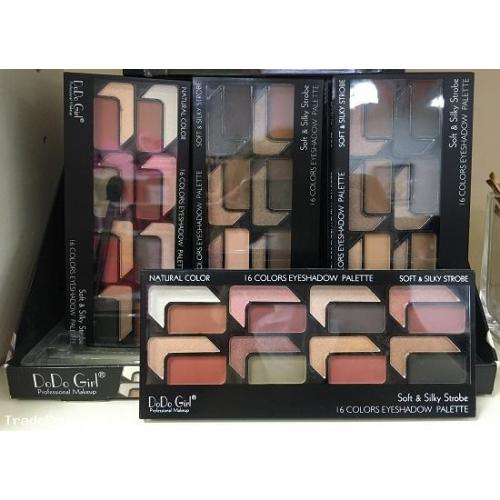 DoDo Girl 16-Color Eyeshadow Palette Warm Tones