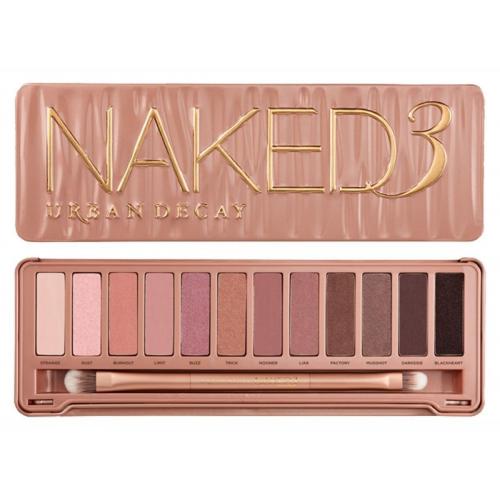 Urban Decay Naked3 Palette + Urban Decay Naked3 Make Up Brushes