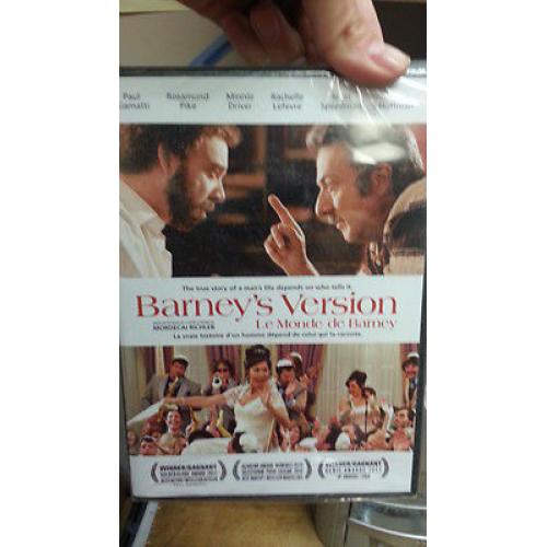 Barney's Version (DVD, 2011 ) BRAND NEW, Free Shipping