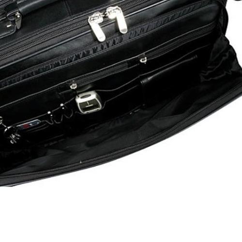 Royce Executive Rolling 15 Laptop Briefcase Bag - Genuine Leather