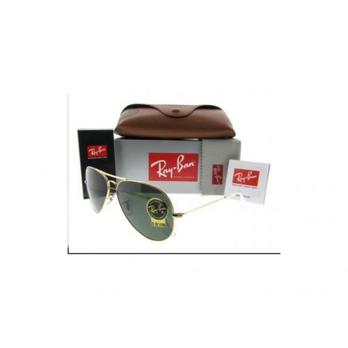 Ray Ban Aviator 58mm Classic Green Sunglasses