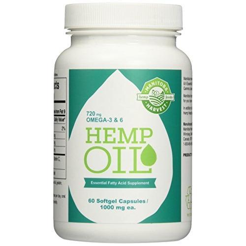 Manitoba Harvest - Hemp Seed Oil 1000mg 60 SGEL