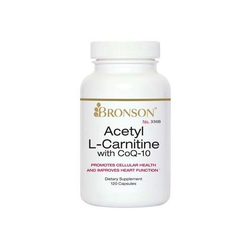 Bronson Acetyl L-Carnitine with CoQ10, 120 Capsules