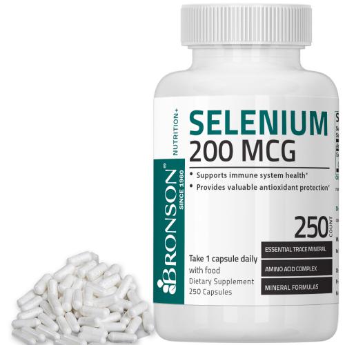 Bronson SELENIUM 200 Mcg 250 Capsules