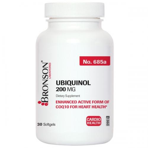 Bronson Ubiquinol 200 mg, Enhanced Active Form of CoQ10 for Heart Health