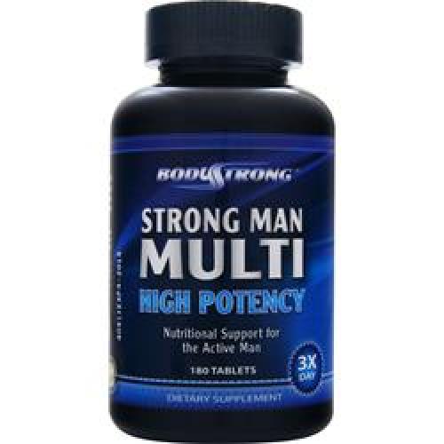 BodyStrong Strong Man Multi - High Potency 180 tabs