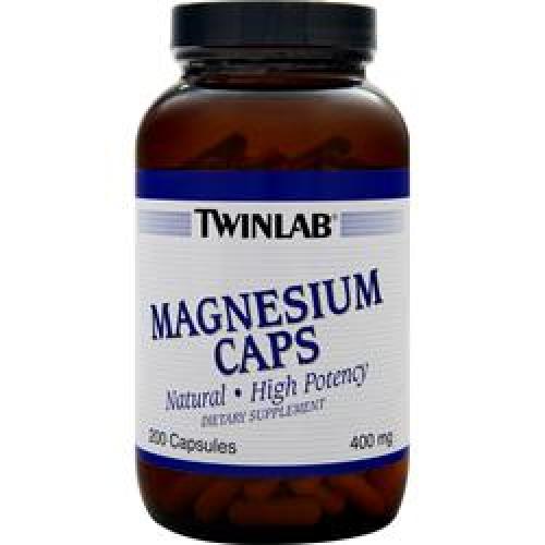 TwinLab Magnesium, 400mg 200 caps