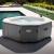 Intex 120 Bubble Jets 4-Person Octagonal Portable Inflatable Hot Tub Spa