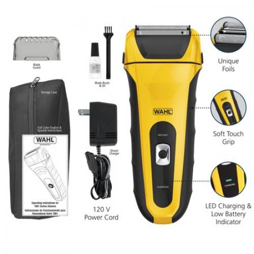 Wahl LifeProof Foil Shavers for Men, Electric Razors, Rechargeable WaterProof #7061-100W