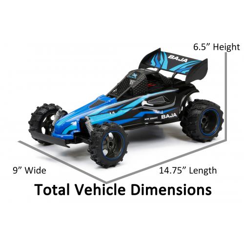 New Bright 1:14 RC Chargers Full-Function Baja Buggy, Interceptor