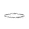 Gem Stone King Stunning Cubic Zirconia CZ 7 Tennis Bracelet