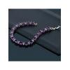 Gem Stone King 20.00 Ct Oval & Round Purple Color Cubic Zirconias Tennis Bracelet 7