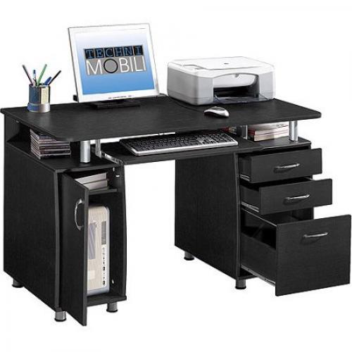 Techni Mobili Super Storage Computer Desk Espresso Tradepongo