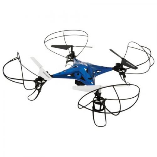 Sky Rider Metal Alloy Drone Quadcopter with Wi-Fi Camera & Extra Battery, DRW637BUVP