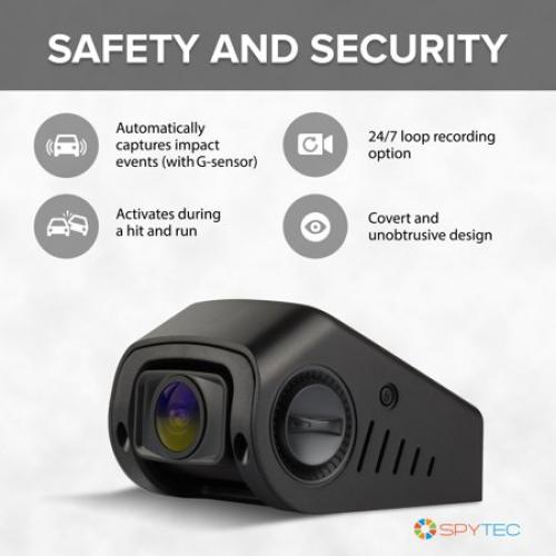 Spy Tec A118-C 1080p HD Car Dash Camera with Loop Recording