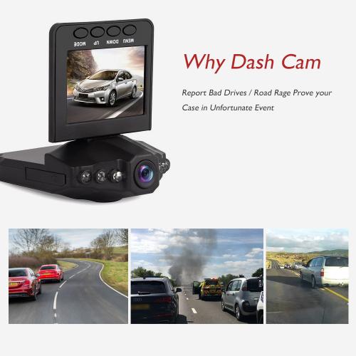 Dash Cam FHD, Dashboard Camera Recorder G-Sensor, Car Camera for Vehicles, Memory Card Included