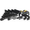 STANLEY 123-Piece Mechanics Tool Set, Black Chrome