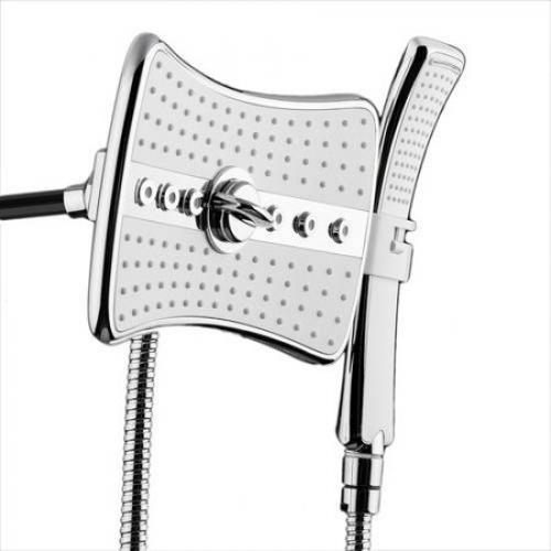 AKDY Rainfall Shower Style Head Waterfall High Efficiency Hybrid 4 Setting Multi-Function Water Saving