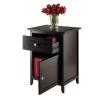 Night Table (Nightstand) With Cabinet and Drawer