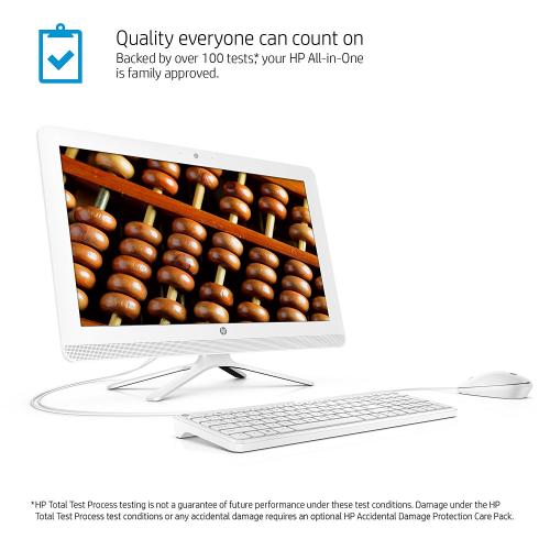 HP 22 Full HD IPS All-in-One Desktop Computer, Intel Quad Core Pentium J3710 1.6GHz, 4GB DDR3 RAM, 1TB HDD