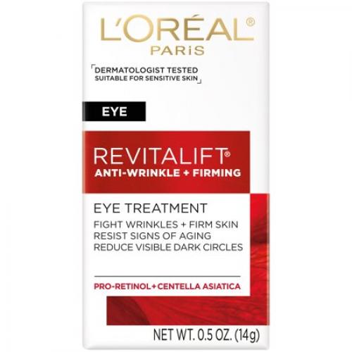 L'Oreal Paris Revitalift Anti-Wrinkle + Firming Eye Cream Moisturizer, 0.5 oz