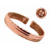 ProExl Mens Solid Copper Magnetic Bracelet Kent Medium with Gift Box (8 Inches)