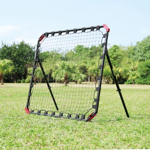 NET PLAYZ Portable Soccer Rebound Net, 4 Ft x 4 Ft Rebounder