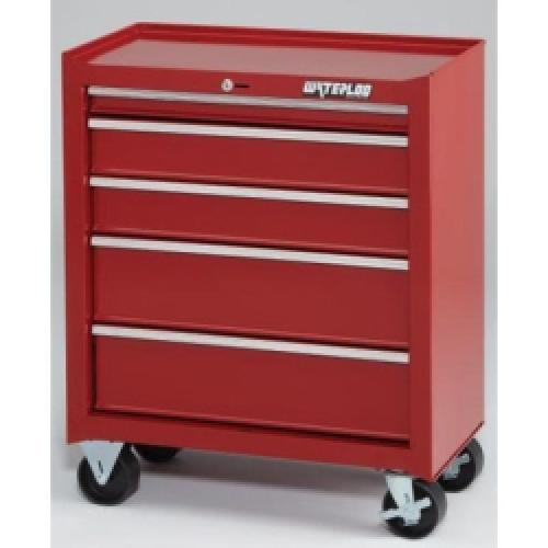 Waterloo Shop Series 26 in. Red 5 Drawer Tool Cabinet