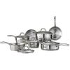 Tramontina 12-Piece Gourmet Tri-Ply Base Cookware Set, Stainless Steel