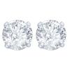 CYNERGY 1/4 Carat Diamond Stud Earrings (I2I3 Clarity) 14kt White Gold