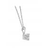 Pompeii3 3/8 Ct Solitaire Natural Diamond Pendant 14K White Gold w/ 18 Chain