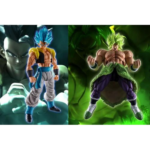 2-SET S.H.Figuarts Dragon Ball Movie Super Saiyan Blue Gogeta & Broly IN STOCK!