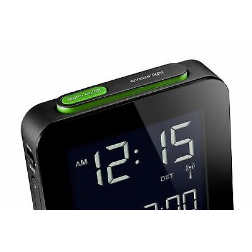 Braun BNC009BK-RC Digital Quartz Alarm Clock