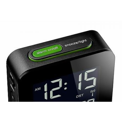 Braun BNC008BK-RC LCD Quartz Alarm Clock