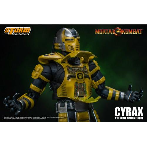 SHIPPING NOW Storm Collectible Toys 1/12 Scale MORTAL KOMBAT CYRAX Action Figure