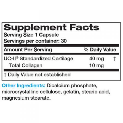 Bronson UC-II COLLAGEN with Undenatured Type II Collagen JOINT SUPPORT, 30 Caps