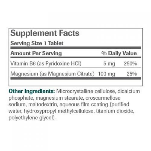 Bronson Magnesium Citrate with Vitamin B-6, 250 Tablets