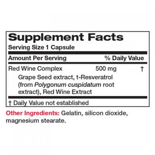 Bronson RESVERATROL Antioxidant 500 Complex 500 mg, 60 Capsules