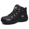 Winter Work Boots Men Plush Warm Shoes Adult Non Slip