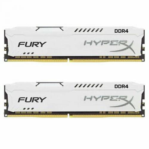 Kingston Technology HyperX FURY White 16GB 2400MHz DDR4 CL15 DIMM Kit of 2 1Rx8