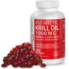 Bronson Krill Oil 1000 mg with Omega-3s Astaxanthin, 120 Softgels by Bronson