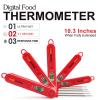 Read Digital Food Meat Thermometer for Kitchen Cooking BBQ Grill Smoker