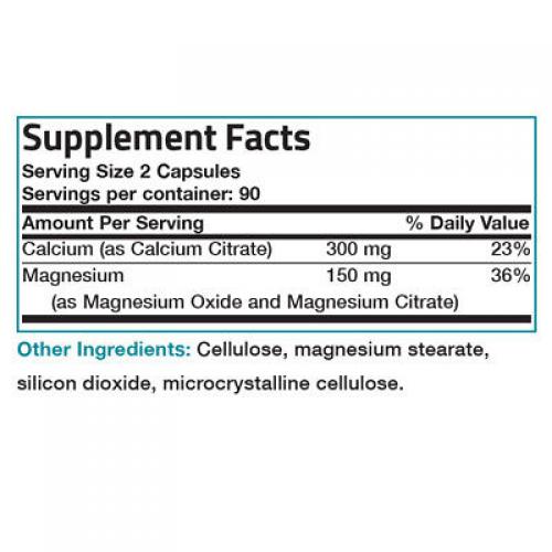 Bronson Calcium Citrate with Magnesium, 180 Capsules