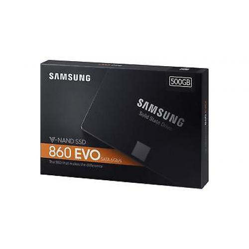 New SAMSUNG 860 EVO Series 2.5 500GB SATA III V-NAND 3-bit MLC Internal SSD