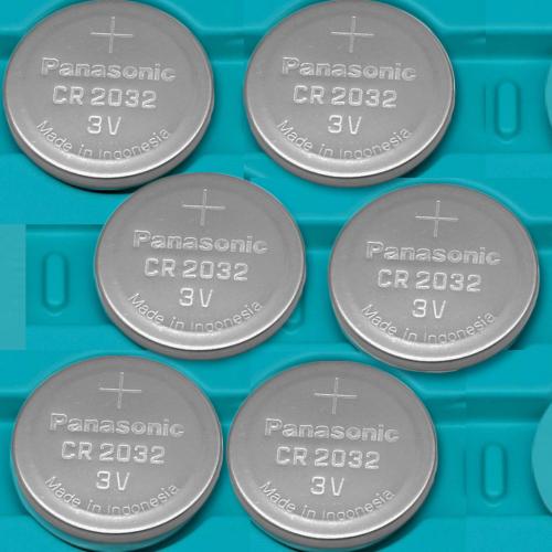 6 Pcs NEW PANASONIC CR2032 CR 2032 Batteries 3V Lithium battery