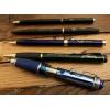 All Metal Engraved Advertising Pens: 4 Cross Twist Style, 1 Telescoping Shorty