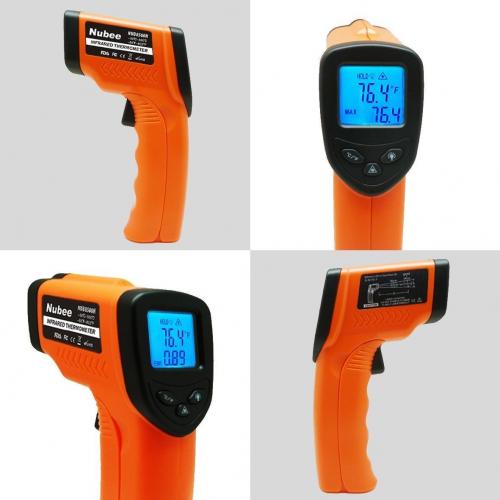 Temperature Gun Non-contact Infrared IR Laser Digital Thermometer -58 F to 932 F