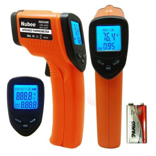 Temperature Gun Non-contact Infrared IR Laser Digital Thermometer -58 F to 932 F